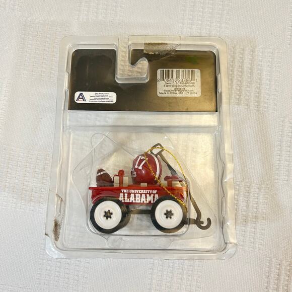 Alabama Crimson Tide Team Wagon Ornament Roll Tide Team Sports America - Picture 3 of 8